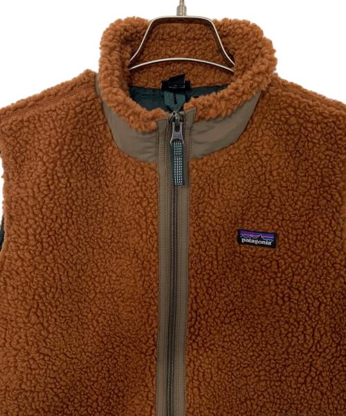 Patagonia（パタゴニア）Patagonia (パタゴニア) Patagonia Kids Retro-X Vest ブラウン サイズ:XLの古着・服飾アイテム