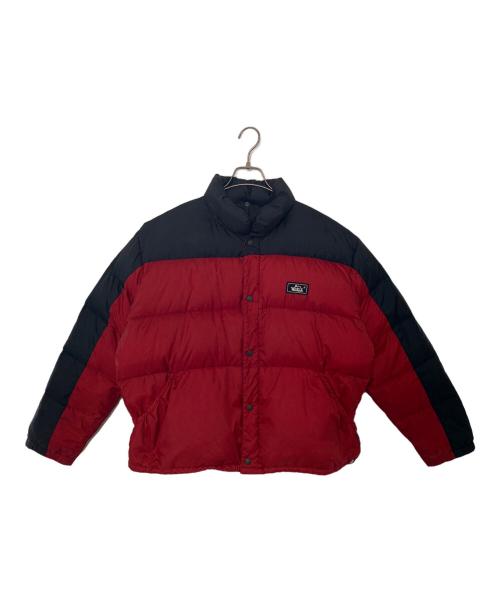 WOOLRICH（ウールリッチ）WOOLRICH (ウールリッチ) WOOLRICH ダウンジャケット レッド×ブラック サイズ:Mの古着・服飾アイテム