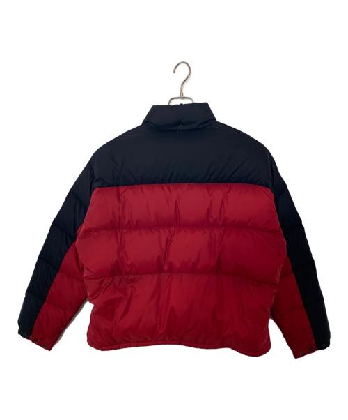 WOOLRICH（ウールリッチ）WOOLRICH (ウールリッチ) WOOLRICH ダウンジャケット レッド×ブラック サイズ:Mの古着・服飾アイテム