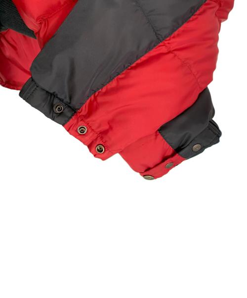 WOOLRICH（ウールリッチ）WOOLRICH (ウールリッチ) WOOLRICH ダウンジャケット レッド×ブラック サイズ:Mの古着・服飾アイテム