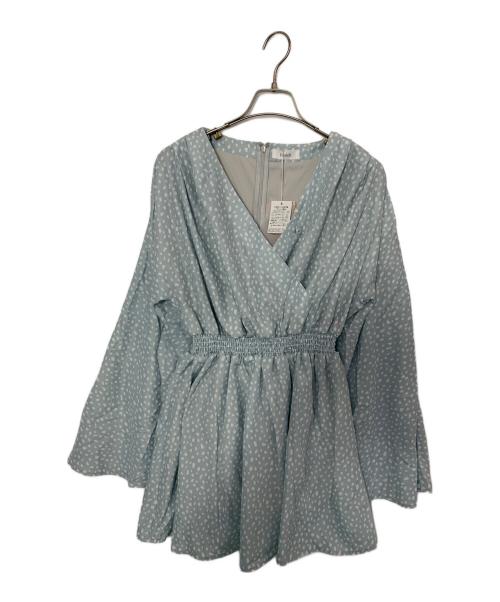 darich（ダーリッチ）Darich (ダーリッチ) Darich 長袖ブラウス スカイブルー サイズ:Free 未使用品の古着・服飾アイテム