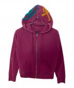 stussyステューシー）の古着「stussy ジップパーカー」｜パープル