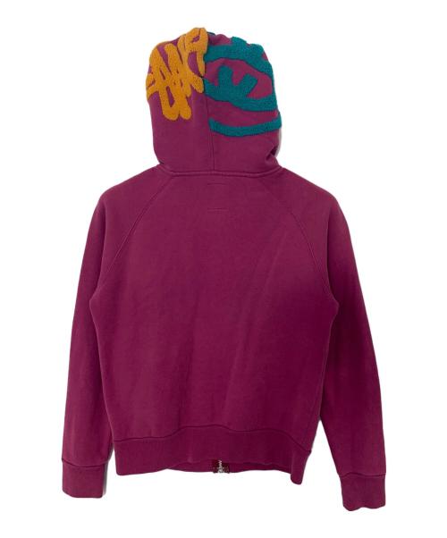 stussy（ステューシー）stussy (ステューシー) stussy ジップパーカー パープル サイズ:Sの古着・服飾アイテム