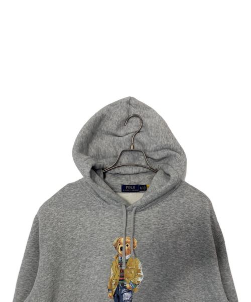 POLO RALPH LAUREN（ポロ・ラルフローレン）POLO RALPH LAUREN (ポロ・ラルフローレン) POLO RALPH LAUREN スウェットプルパーカー ライトグレー サイズ:XLの古着・服飾アイテム