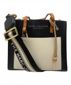 MARC JACOBSマークジェイコブス）の古着「MARC JACOBS 2WAYショルダーバッグ」｜ベージュ×ブラック