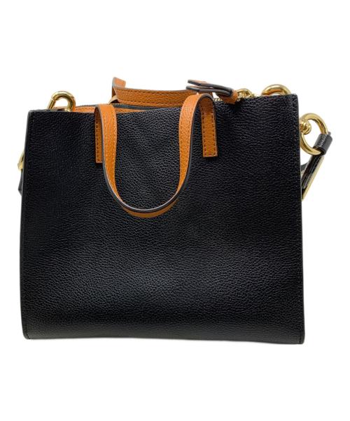 MARC JACOBS（マークジェイコブス）MARC JACOBS (マークジェイコブス) MARC JACOBS 2WAYショルダーバッグ ベージュ×ブラックの古着・服飾アイテム