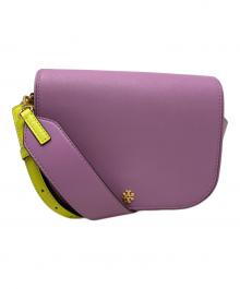 TORY BURCH（トリーバーチ）の古着「TORY BURCH ショルダーバッグ」｜パープル×イエロー