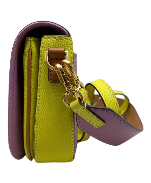 TORY BURCH（トリーバーチ）TORY BURCH (トリーバーチ) TORY BURCH ショルダーバッグ パープル×イエローの古着・服飾アイテム