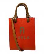 FURLAフルラ）の古着「FURLA 2WAYバッグ」｜オレンジ