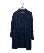 CHEMINS BLANCSシュマンブラン）の古着「CHEMINS BLANCS コート」｜ネイビー