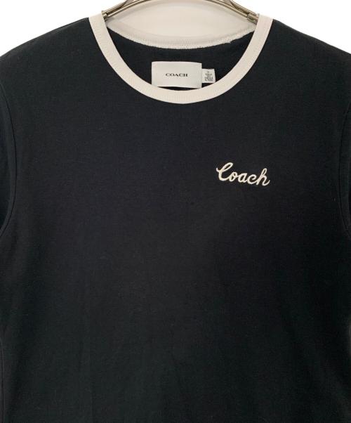 COACH（コーチ）COACH (コーチ) COACH 半袖カットソー ブラック サイズ:Mの古着・服飾アイテム