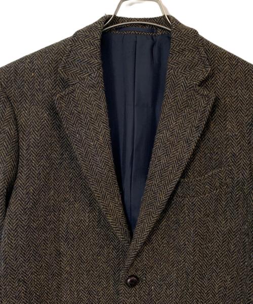 Harris Tweed（ハリスツイード）Harris Tweed (ハリスツイード) Harris Tweed テーラードジャケット ブラウン サイズ:Lの古着・服飾アイテム
