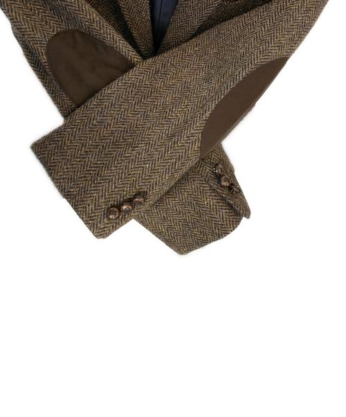 Harris Tweed（ハリスツイード）Harris Tweed (ハリスツイード) Harris Tweed テーラードジャケット ブラウン サイズ:Lの古着・服飾アイテム