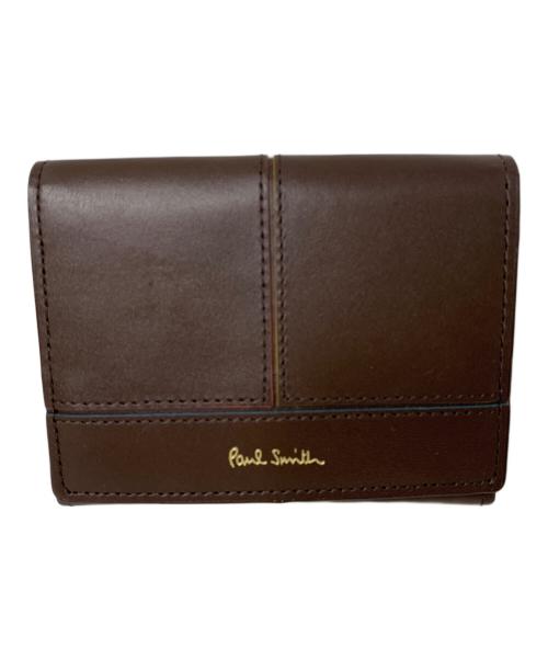 PAUL SMITH（ポールスミス）PAUL SMITH (ポールスミス) Paul Smith 3つ折り財布 ブラウンの古着・服飾アイテム