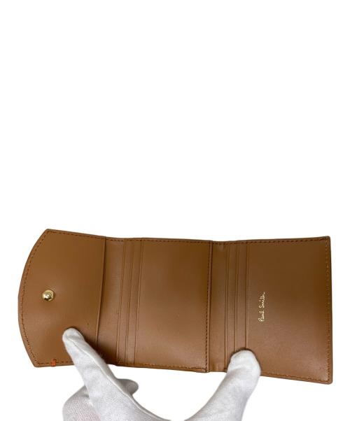 PAUL SMITH（ポールスミス）Paul Smith (ポールスミス) Paul Smith がま口財布 キャメルの古着・服飾アイテム