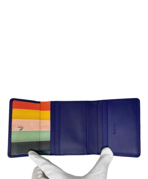 PAUL SMITH（ポールスミス）PAUL SMITH (ポールスミス) Paul Smith 2つ折り財布 ネイビーの古着・服飾アイテム