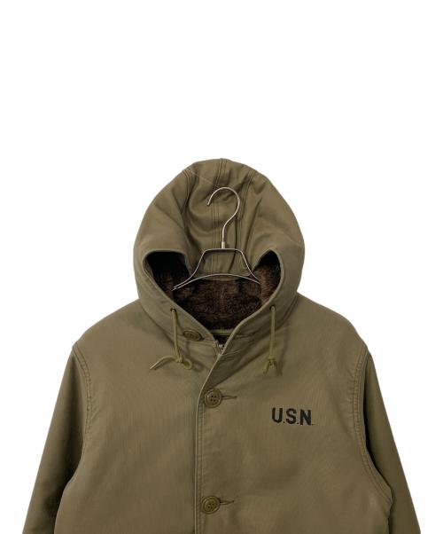 HOUSTON（ヒューストン）HOUSTON (ヒューストン) HOUSTON デッキコート ベージュ サイズ:40の古着・服飾アイテム