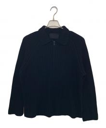 PRADA（プラダ）の古着「PRADA ニットジャケット」｜ブラック