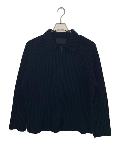 PRADA（プラダ）PRADA (プラダ) PRADA ニットジャケット ブラック サイズ:48の古着・服飾アイテム