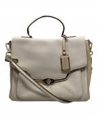 COACHコーチ）の古着「COACH 2WAYバッグ」｜ホワイト