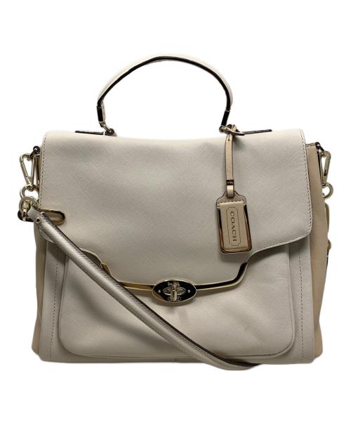 COACH（コーチ）COACH (コーチ) COACH 2WAYバッグ ホワイトの古着・服飾アイテム