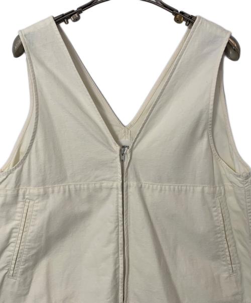 IENA（イエナ）IENA (イエナ) IENA ジャンパースカート ホワイト サイズ:Freeの古着・服飾アイテム