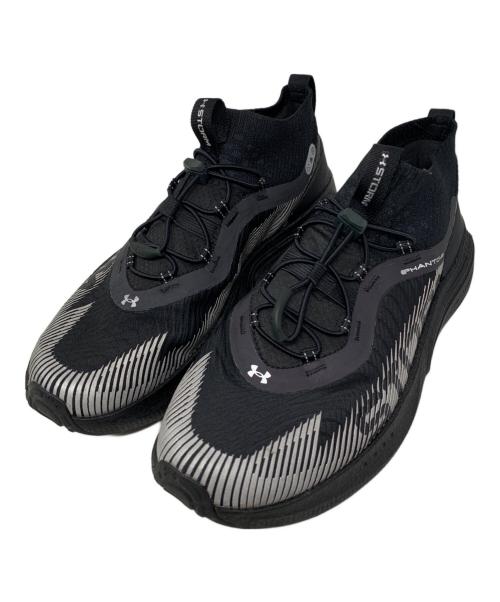 UNDER ARMOUR（アンダーアーマー）UNDER ARMOUR (アンダーアーマー) UNDER ARMOUR スニーカー ブラック サイズ:28㎝の古着・服飾アイテム
