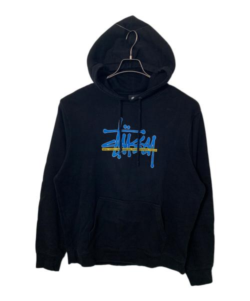 stussy（ステューシー）stussy (ステューシー) stussy スウェットプルパーカー ブラック サイズ:Mの古着・服飾アイテム