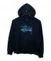stussy（ステューシー）の古着「stussy スウェットプルパーカー」｜ブラック