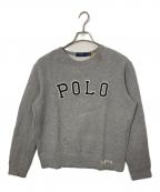 POLO RALPH LAURENポロ・ラルフローレン）の古着「POLO RALPH LAUREN スウェット」｜グレー