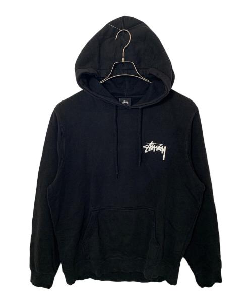 stussy（ステューシー）stussy (ステューシー) stussy スウェットプルパーカー ブラック サイズ:Mの古着・服飾アイテム