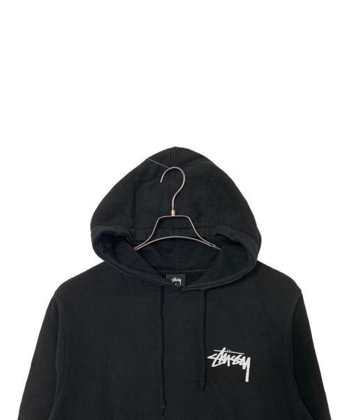 stussy（ステューシー）stussy (ステューシー) stussy スウェットプルパーカー ブラック サイズ:Mの古着・服飾アイテム
