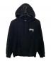 stussy（ステューシー）の古着「stussy スウェットプルパーカー」｜ブラック