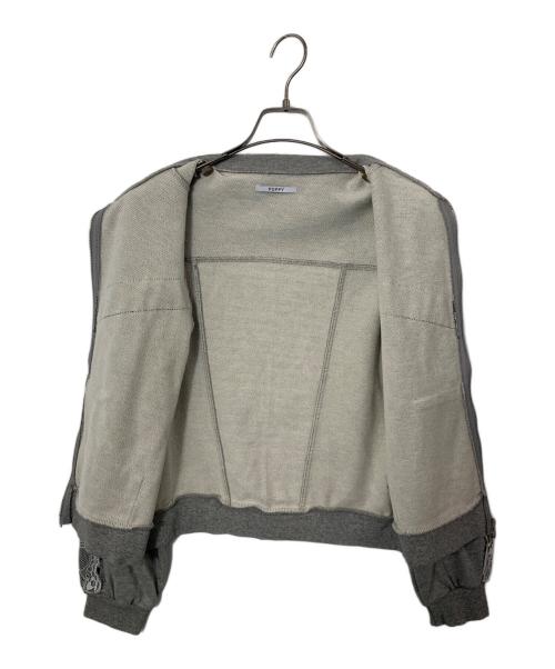 POPPY（ポピー）POPPY (ポピー) POPPY ジップジャケット グレー サイズ:Freeの古着・服飾アイテム