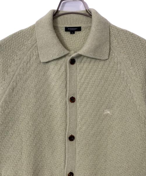 BURBERRY LONDON（バーバリーロンドン）BURBERRY LONDON (バーバリーロンドン) BURBERRY LONDON 厚手カーディガン 黄緑 サイズ:Lの古着・服飾アイテム