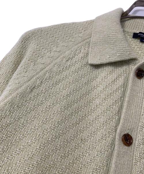 BURBERRY LONDON（バーバリーロンドン）BURBERRY LONDON (バーバリーロンドン) BURBERRY LONDON 厚手カーディガン 黄緑 サイズ:Lの古着・服飾アイテム