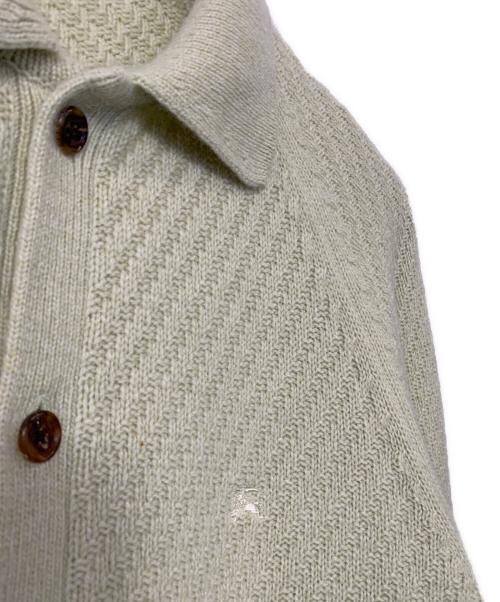 BURBERRY LONDON（バーバリーロンドン）BURBERRY LONDON (バーバリーロンドン) BURBERRY LONDON 厚手カーディガン 黄緑 サイズ:Lの古着・服飾アイテム