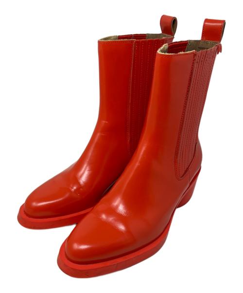 CAMPER（カンペール）CAMPER (カンペール) CAMPER ブーツ レッド サイズ:39の古着・服飾アイテム