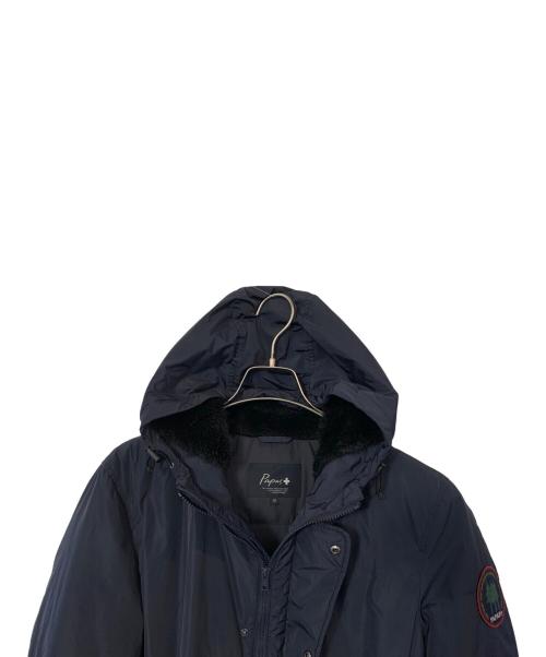 PAPAS PLUS（パパスプラス）PAPAS PLUS (パパスプラス) PAPAS PLUS ダウンコート ネイビー サイズ:Mの古着・服飾アイテム