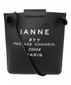 IANNEイアンヌ）の古着「ianne サコッシュ」｜ブラック