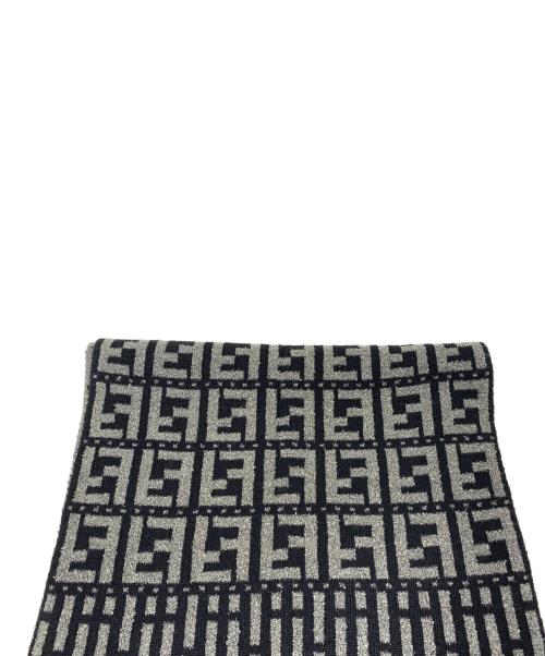 FENDI（フェンディ）FENDI (フェンディ) FENDI マフラー ブラックの古着・服飾アイテム