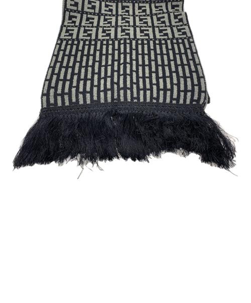 FENDI（フェンディ）FENDI (フェンディ) FENDI マフラー ブラックの古着・服飾アイテム