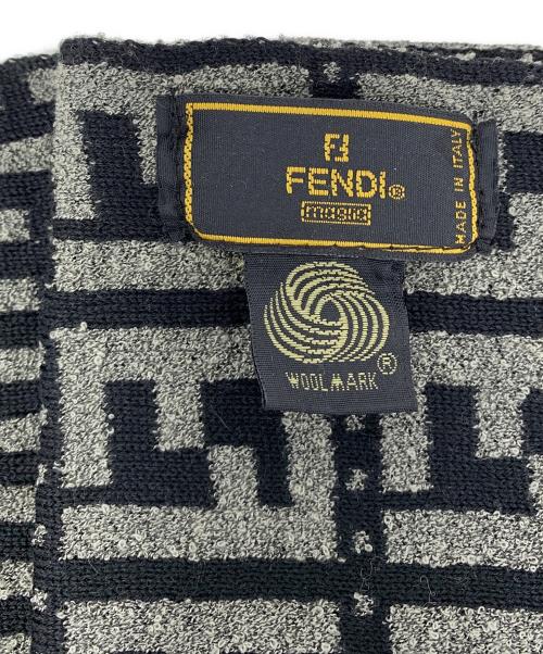 FENDI（フェンディ）FENDI (フェンディ) FENDI マフラー ブラックの古着・服飾アイテム