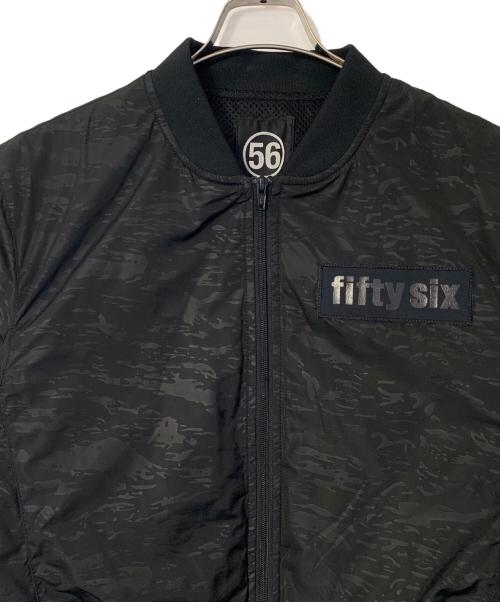 56design（56デザイン）56design (56デザイン) 56design MA-1ジャケット ブラック サイズ:Lの古着・服飾アイテム