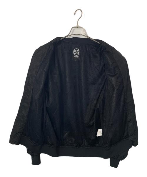 56design（56デザイン）56design (56デザイン) 56design MA-1ジャケット ブラック サイズ:Lの古着・服飾アイテム