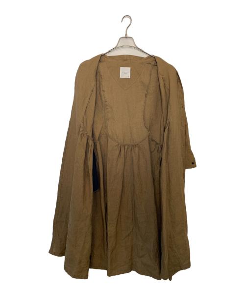 magali（マガリ）magali (マガリ) magali 長袖ワンピース ブラウン サイズ:Freeの古着・服飾アイテム