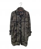 OZZONESTEオッズオネスト）の古着「OZZONESTE ロングコート」｜ブラック×グレー