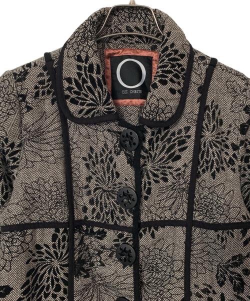 OZZONESTE（オッズオネスト）OZZONESTE (オッズオネスト) OZZONESTE ロングコート ブラック×グレー サイズ:-の古着・服飾アイテム