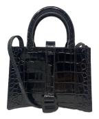 BALENCIAGAバレンシアガ）の古着「BALENCIAGA アワーグラス ショルダーバッグ」｜ブラック