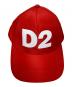 中古・古着 DSQUARED2 (ディースクエアード) DSQUARED2 キャップ レッド：6000円